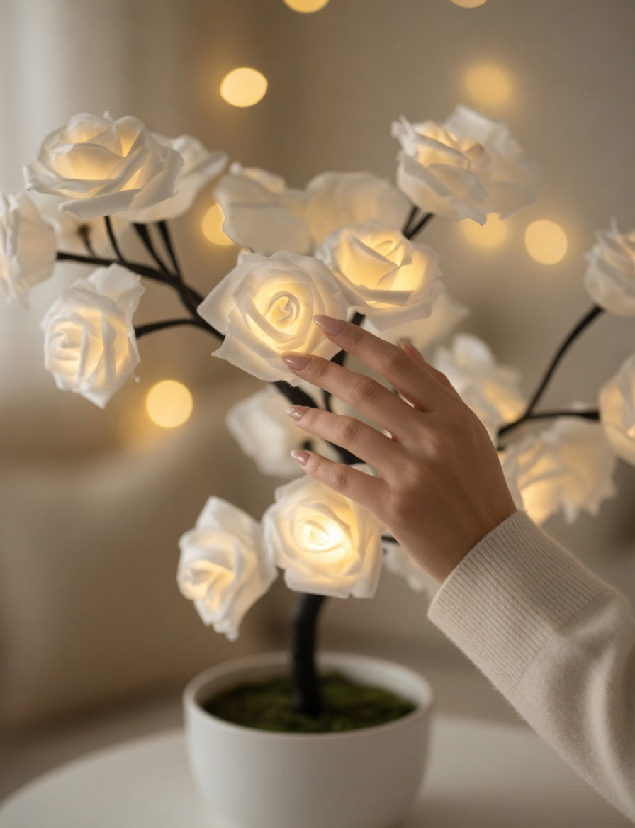 LED Rose Tree Lamp